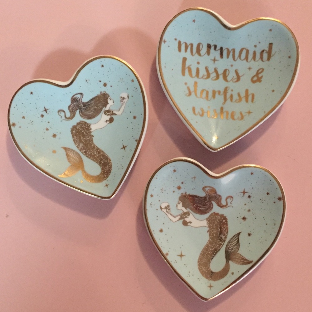 Mermaid Trinket Dish, Porcelain